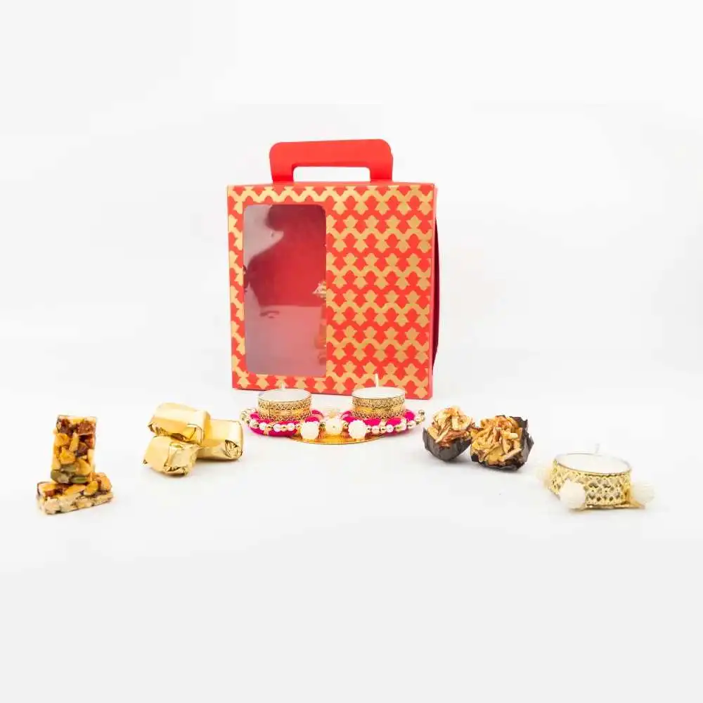 Elegant Diwali Hamper with Dry Fruit Delicacies
